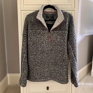 Grey True Grit Quarter Zip Jacket